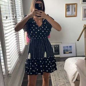 Zara polka dot dress
